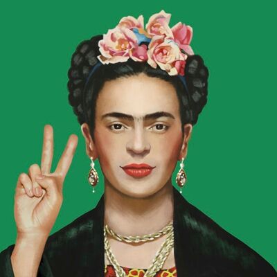 Frida Kahlo Frieden Kunstdruck