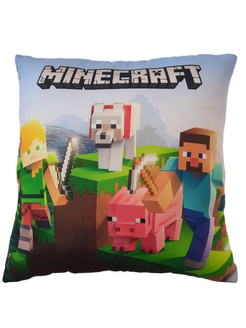 COUSSIN 40*40 CM 100% POLYESTER  MINECRAFT-58