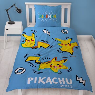 BETTBEZUG 100 % MIKROFASER – 140*200 + BIS 63*63 CM POKEMON-f7