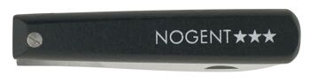 Couteau d'Office Pliant - 8 cm Lame Lisse - Noir - Sans Protection | Pocket | NOGENT *** 2