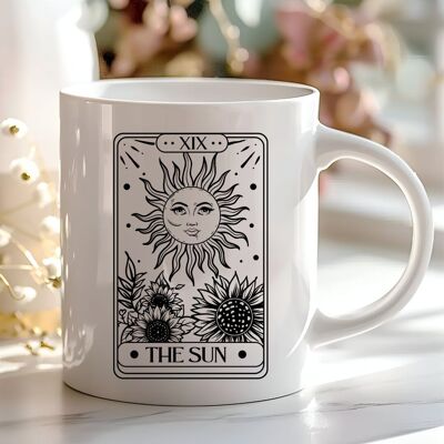 Taza La carta del tarot del sol