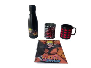 GIFT SET BOTLLE + MUG + PENCIL HOLDER + NOTEBOOK NARUTO-8e 2