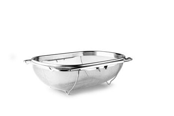 IBILI - Égouttoir à maille extensible 34-50x24x11 cm - Inox - Ajustable 1