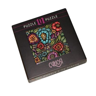puzzle cuadrado Q9 "Vida" flores, 72 piezas únicas