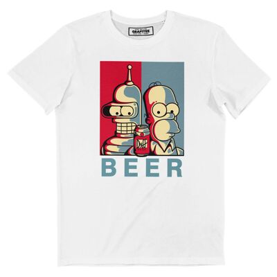 T-shirt Frère de Bière - Tee-shirt Les Simpsons Futurama