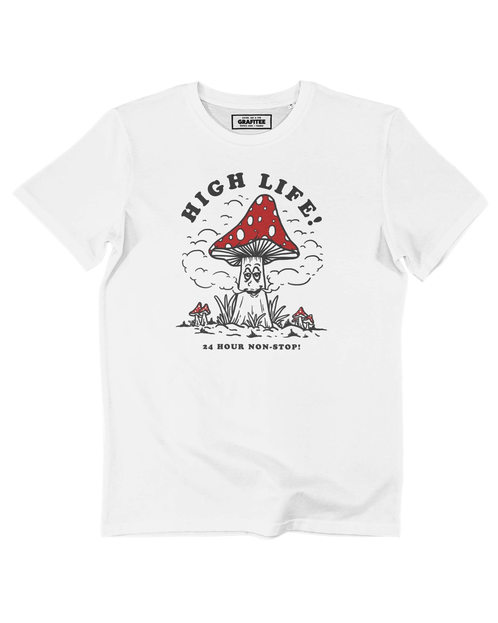 T-shirt H24 Sous Champi - T-shirt umoristica sulla droga