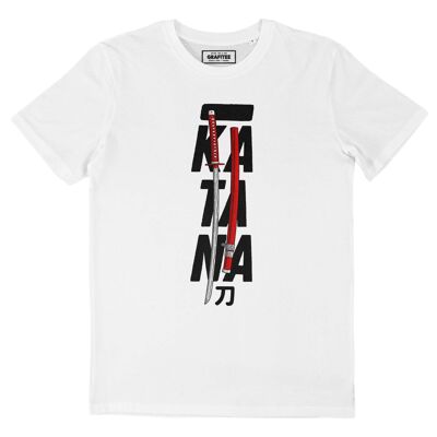 T-shirt Katana - T-shirt con illustrazione della sciabola giapponese
