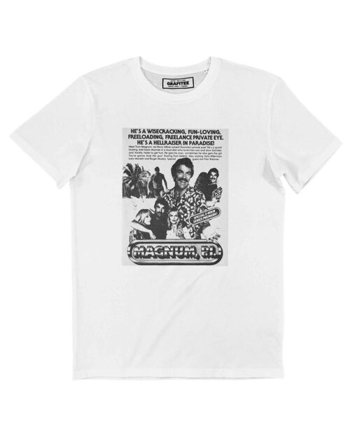 T-shirt Magnum P.I. - Tee-shirt Affiche Série Années 80