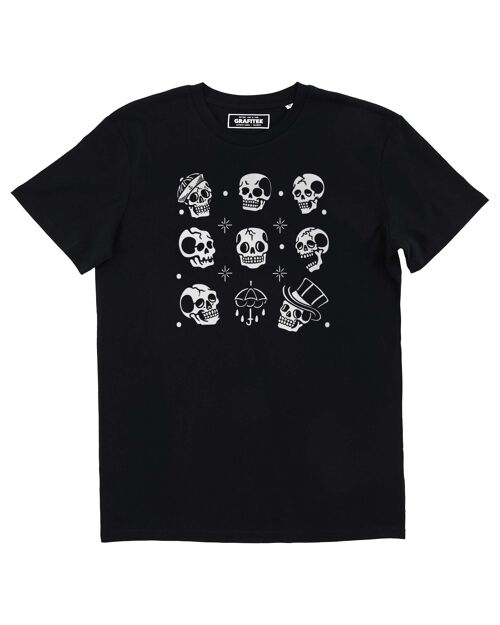 T-shirt Skull Pattern - Tee-shirt Tatouages Tête de Mort