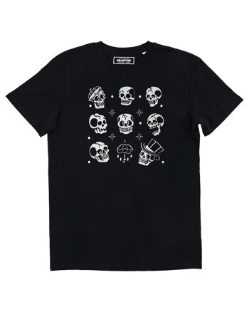 T-shirt Skull Pattern - Tee-shirt Tatouages Tête de Mort 1