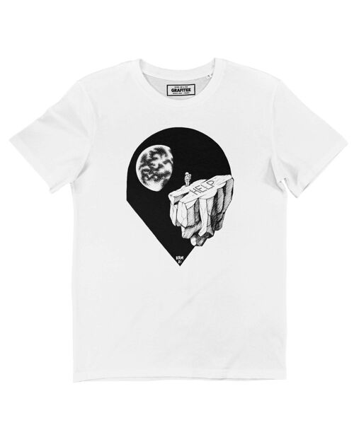 T-shirt Stuck - Tee-shirt Noir et Blanc Espace Message