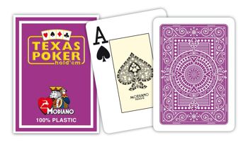 Texas Poker 2 Jumbo Index Violet