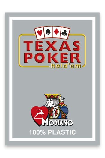 Texas Poker 2 Jumbo Index Gris 1