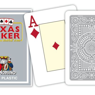 Texas Poker 2 Jumbo Index Grigio