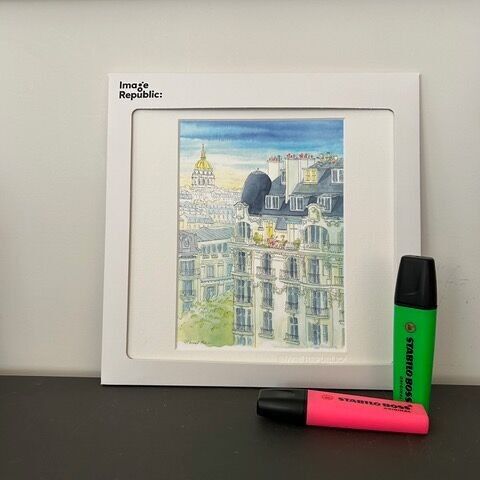 VIAGGIO PARIGI 22x22 cm CLAIRE MOREL 95 SERATA PIZZA