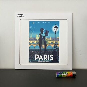 TRAVEL PARIS 22x22 cm MONSIEUR Z PARIS LOVE 1