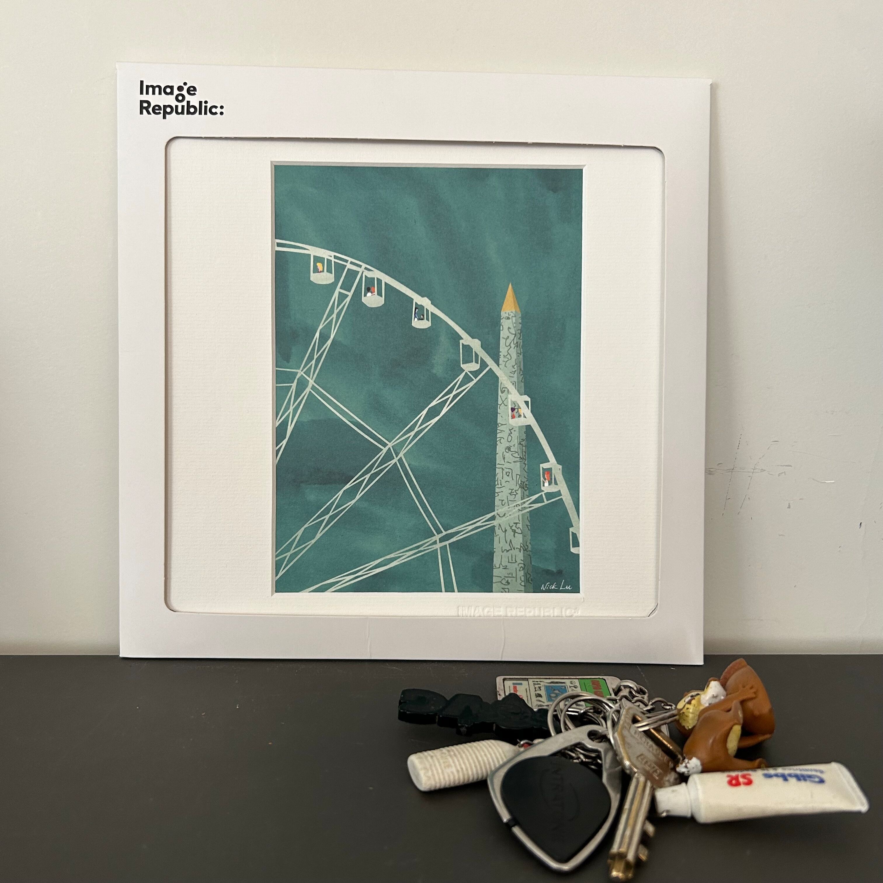 VIAGGIO PARIGI 22x22 cm RUOTA PANORAMICA WLPP