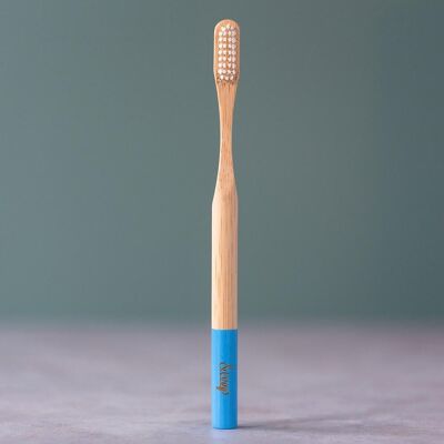 &Keep spazzolino da denti in bambù - blu