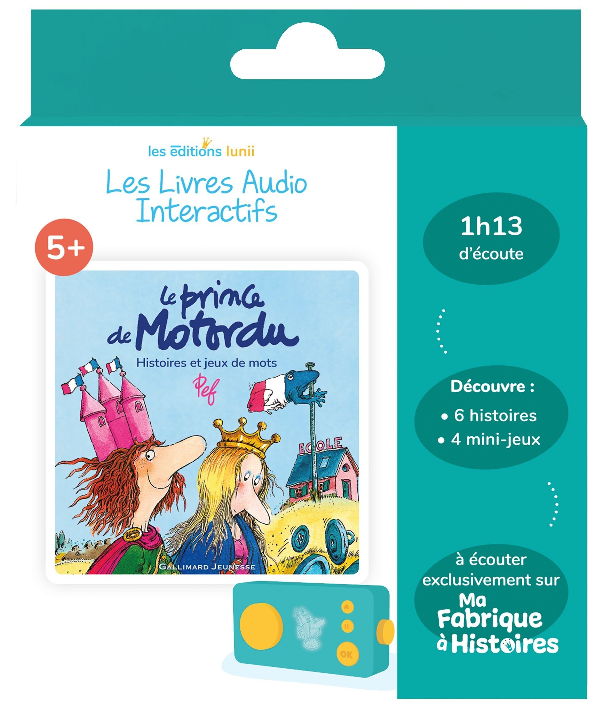 Box set El Príncipe de Motordu - Audiolibro interactivo a partir de 5 años para escuchar en Ma Fabrique à Histoires