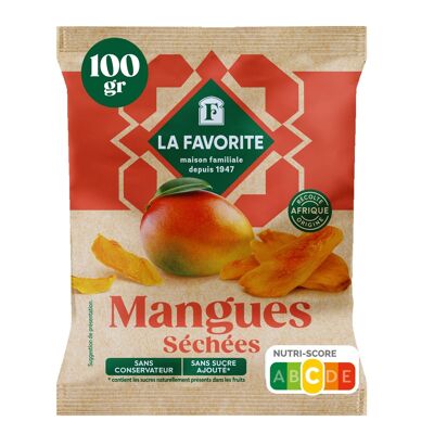 FRUITS SECS / MANGUES SECHEES EN LAMELLES 8 X 100G LA FAVORITE