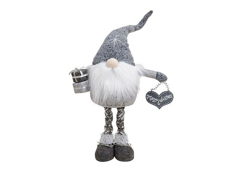 Wichtel Merry x-mas aus Filz/Strick (B/H/T) 26x70x15 cm