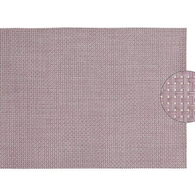 Set de table vieux rose en plastique, L45 x H30 cm