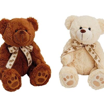 Peluche ours assis, assorti, 20 cm