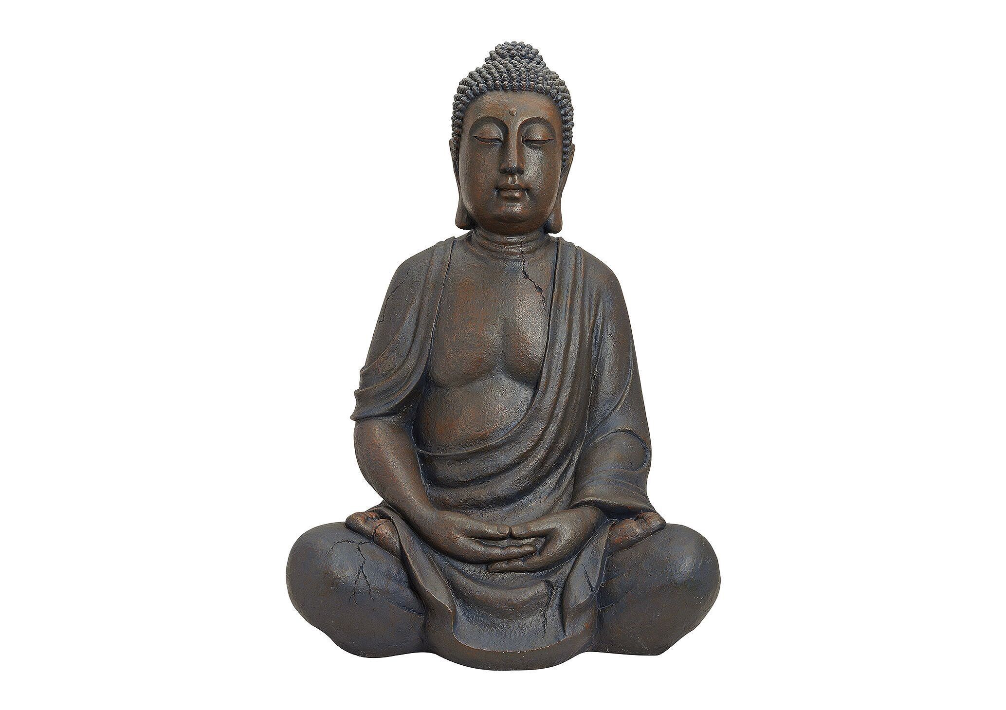Buddha in poliestere, L70 x P51 x H100 cm