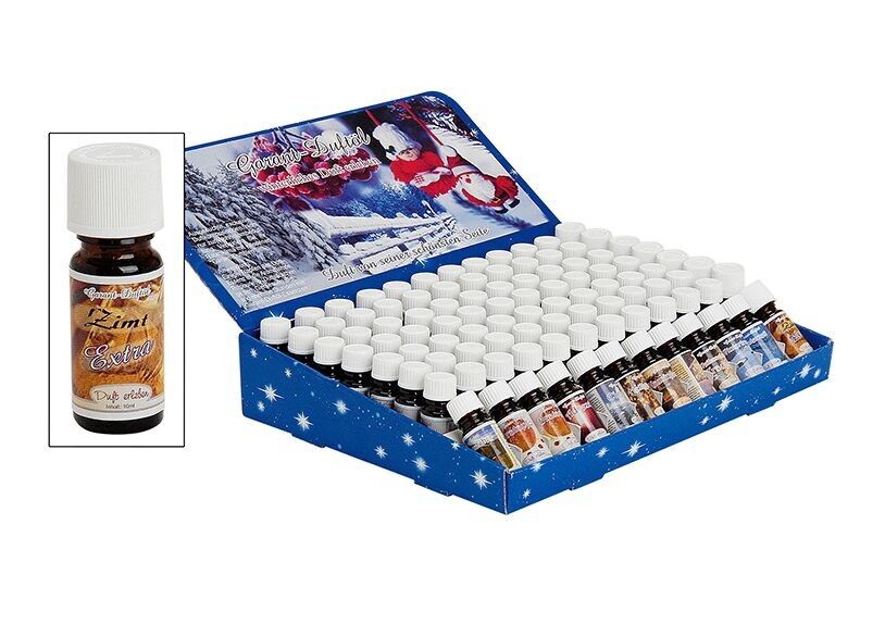 Aceites perfumados Navidad, gama básica, 96 piezas 2x7x2cm, 10 ml