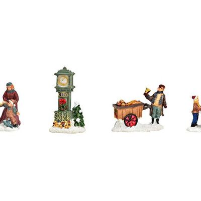 Figuras navideñas en miniatura, surtidas, 5-8 cm