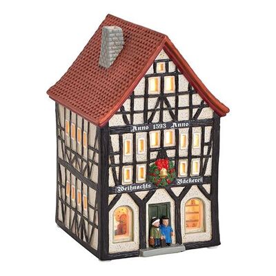 Lichthaus Anno 1593 Weihnachts Bäckerei aus Porzellan Bunt (B/H/T) 10x17x11cm