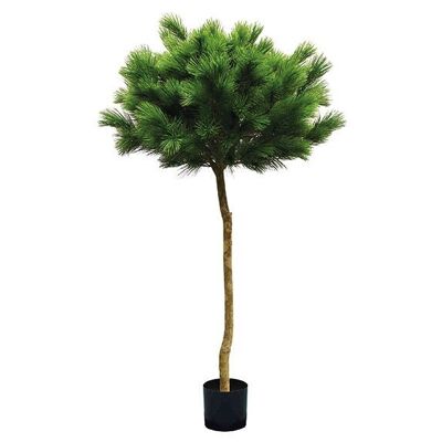 Árbol de bolas de pino de plástico verde (H) 120cm