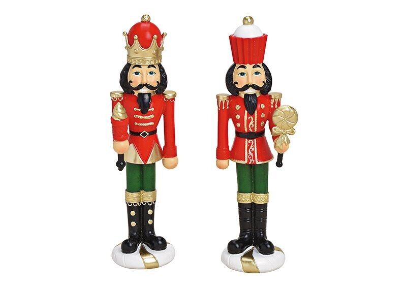 Nussknacker aus Poly Bunt 2-fach, (B/H/T) 7x23x7cm