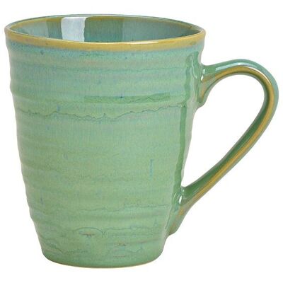 Tazza Jumbo in terracotta verde (L/A/P) 14x12x10 cm 500 ml