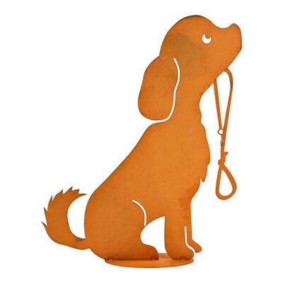Supporto per cani, finitura arrugginita, in metallo marrone (L/A/P) 40x50x9 cm