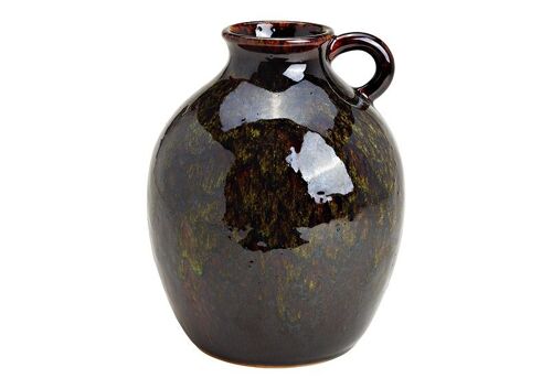 Vase, Krug aus Keramik Grün (B/H/T) 19x24x19cm
