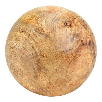Sfera in legno di mango marrone Ø20cm