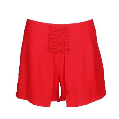Shorts 100%pe 209775 red (size un)