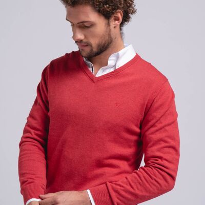 Sweater 87%co 11%ny 2%el 209801 red (size un)