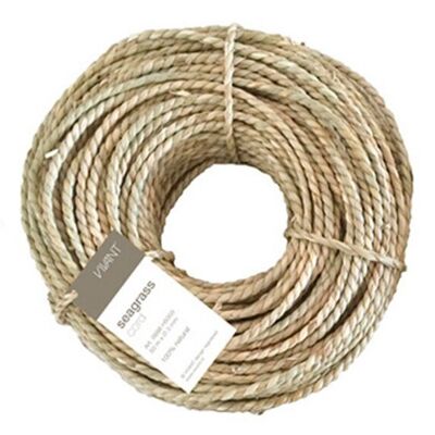 Cinta de embalaje SEAGRASS madeja 50m x ± 3mm, beige/natural, 100% algas marinas, 0988.H5003.72