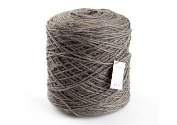 Ruban d'emballage Cordon LIN ± 3,5 mm bobine env.1kg, Gris, 100% Jute, 1150.9904.80