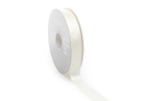 Geschenkband PREMIUM DF SATIN 25mx16mm, Crème/Ivory, 100% Polyester, 3301.2516.70