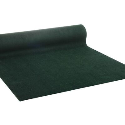 Camino de mesa VELVET DELUXE 2,5m x 28cm, verde oscuro, 100% poliéster, 5354.02528.69