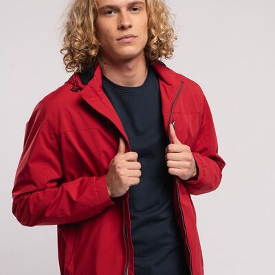 Jacket 100%pe 219825 red (size un)