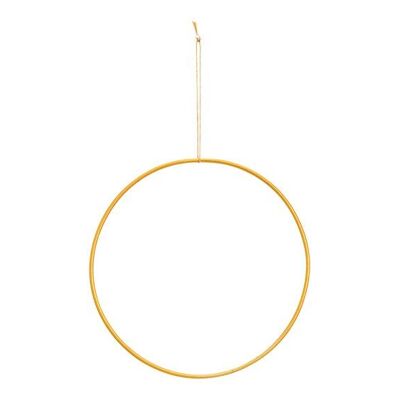 Anello pendente in metallo dorato Ø15cm