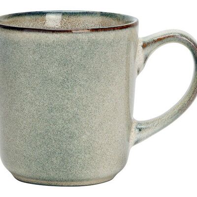 Taza de gres gris (An/Al/Pr) 13x10x9cm 425ml