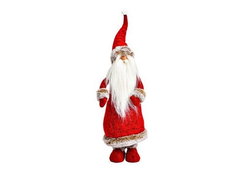 Nikolaus aus Poly/Textil Rot (B/H/T) 18x51x10cm