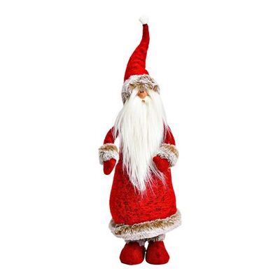 Nikolaus aus Poly/Textil Rot (B/H/T) 18x51x10cm