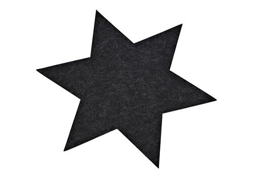 Tischset Stern 5mm aus Filz Grau (B/H) 35x31cm