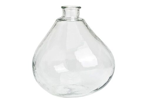 Vase aus Glas Transparent (B/H/T) 23x30x23cm